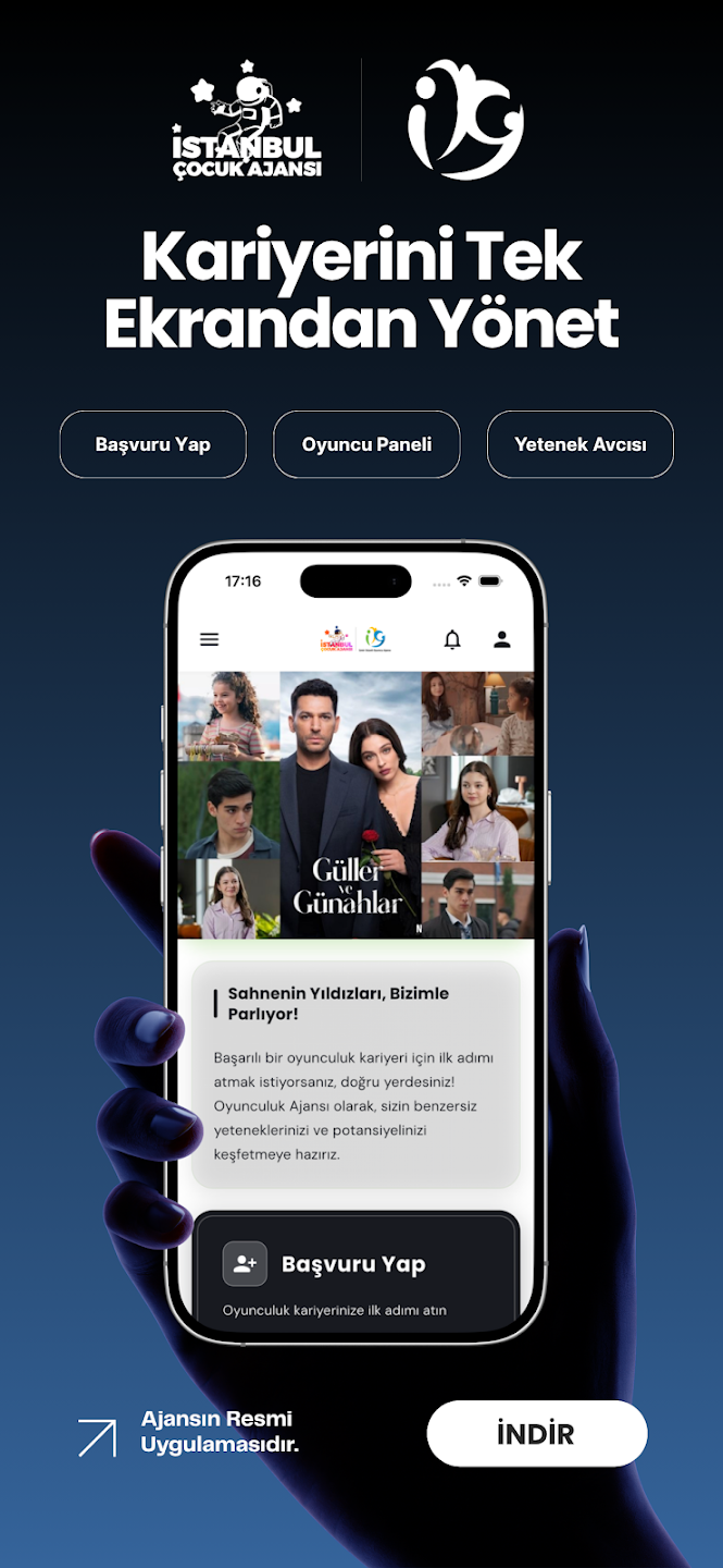 İstanbul Çocuk Ajansı uygulama ekranı 1